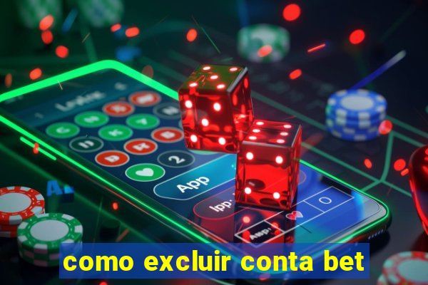 como excluir conta bet